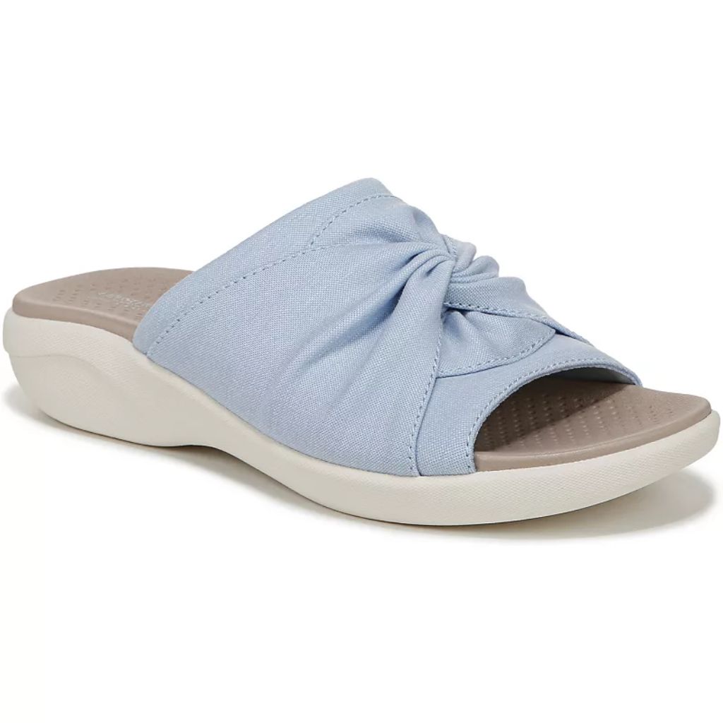 LifeStride Women's Cherish Slide Sandals - Skyway Blue, Size 6.5