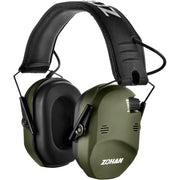 ZOHAN EM022 Electronic Ear Protection Headphones with 5X Sound Amplification & NRR 23dB for Hunting, Shooting - Green