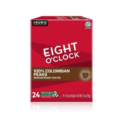 Eight O Clock 100% Colombian Peaks Medium Roast K-Cup Coffee Pods  24 Count