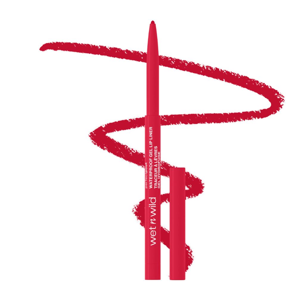 Wet n wild Perfect Pout Matte Retractable Gel Lip Liner Pencil, Rich Creamy Long Lasting Color ( Red The Scene)