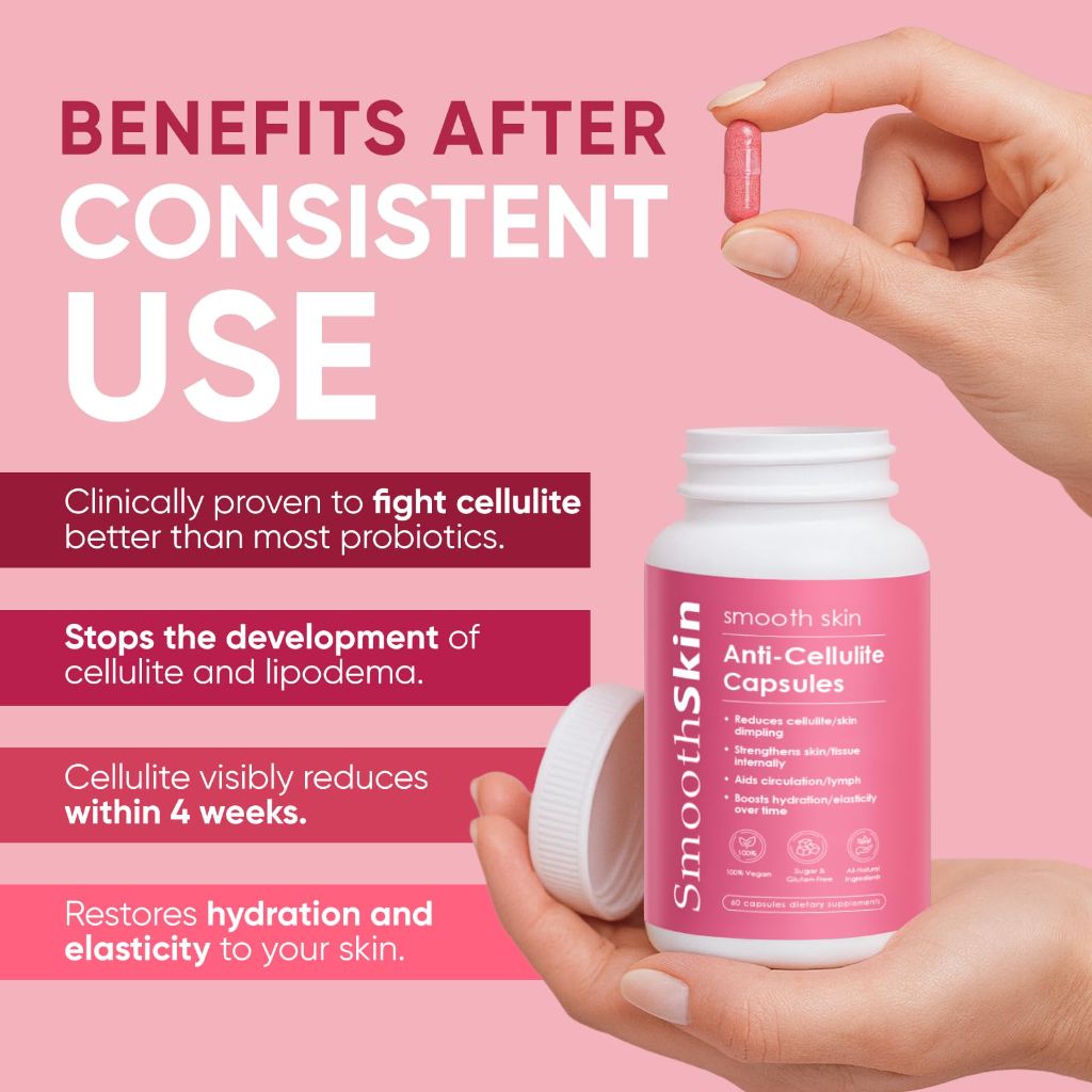 SUUDUUL Smooth Skin & Circulation Support Capsules, 60 Capsules