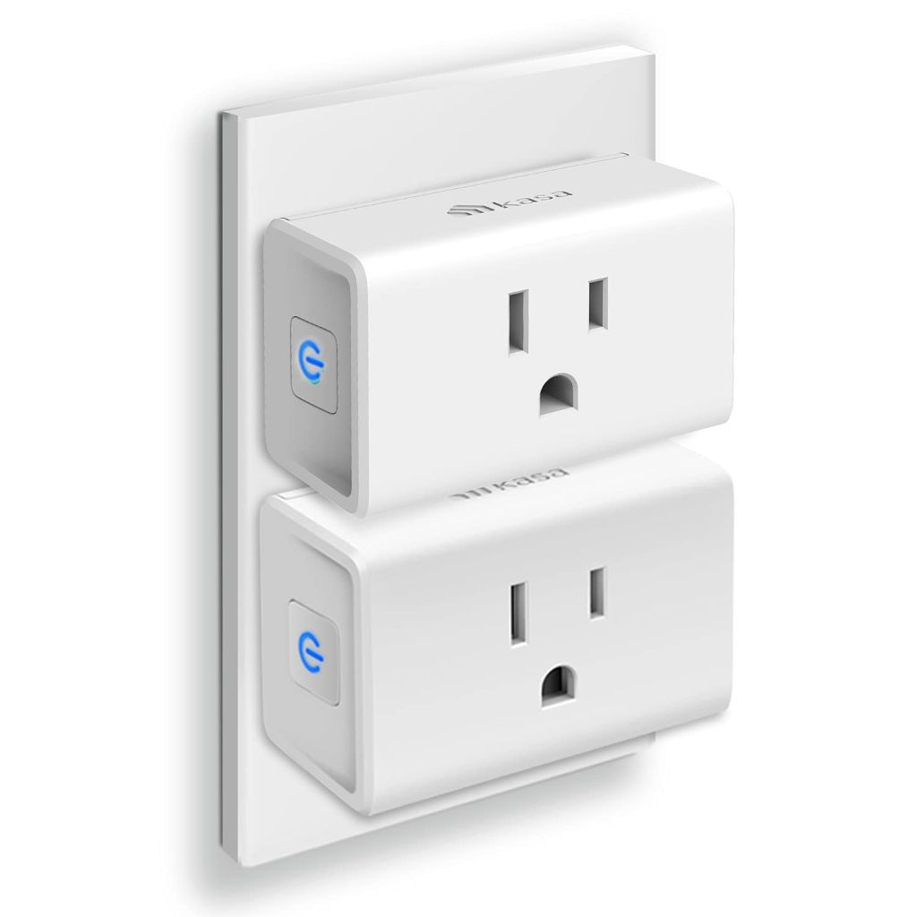 Kasa Smart Plug Ultra Mini 15A, 2 Count (Pack of 1) , White