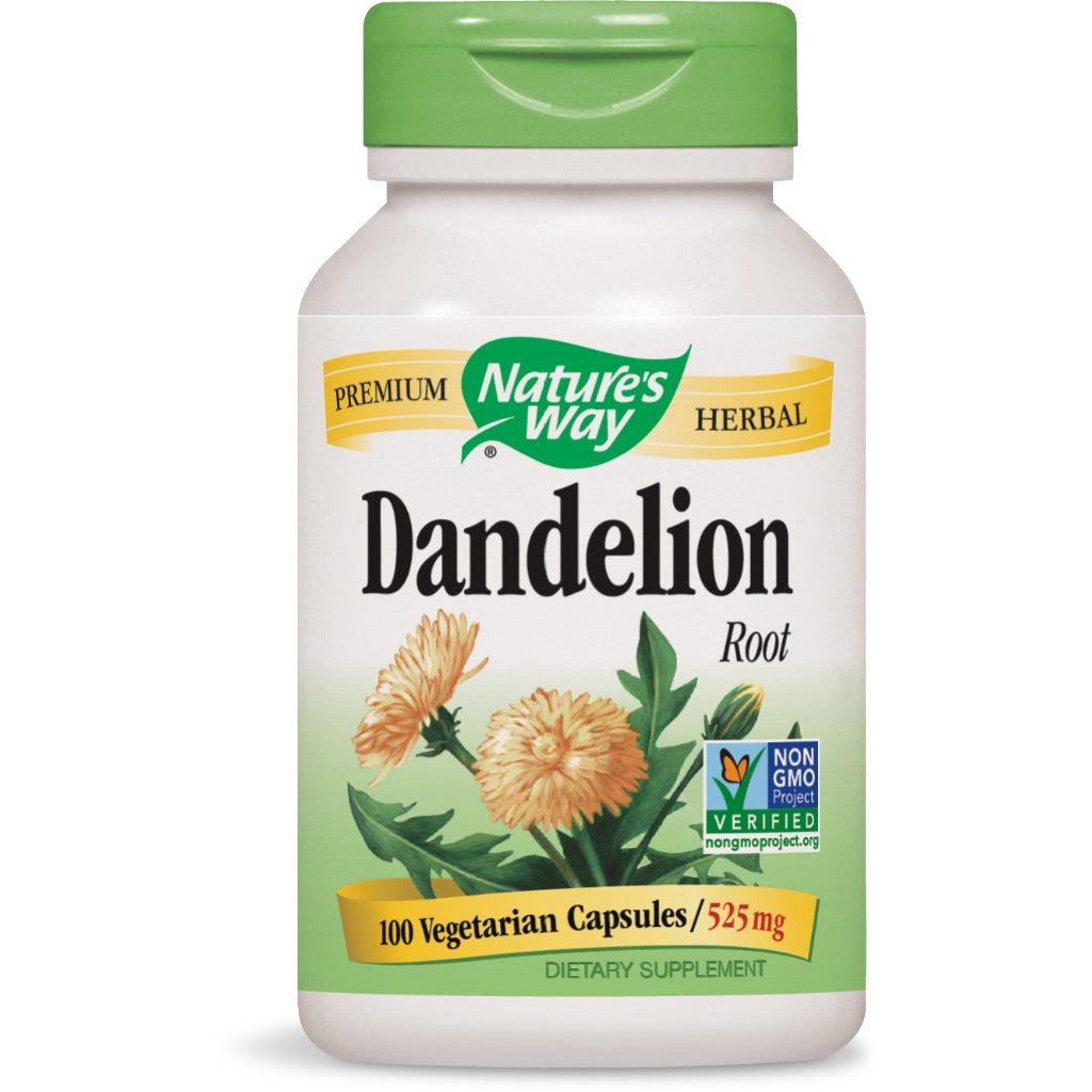 Nature's Way Dandelion Root 525mg - 100 Capsules