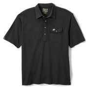 SZ XL, Field & Stream Men's Flying Birdie Polo, Black