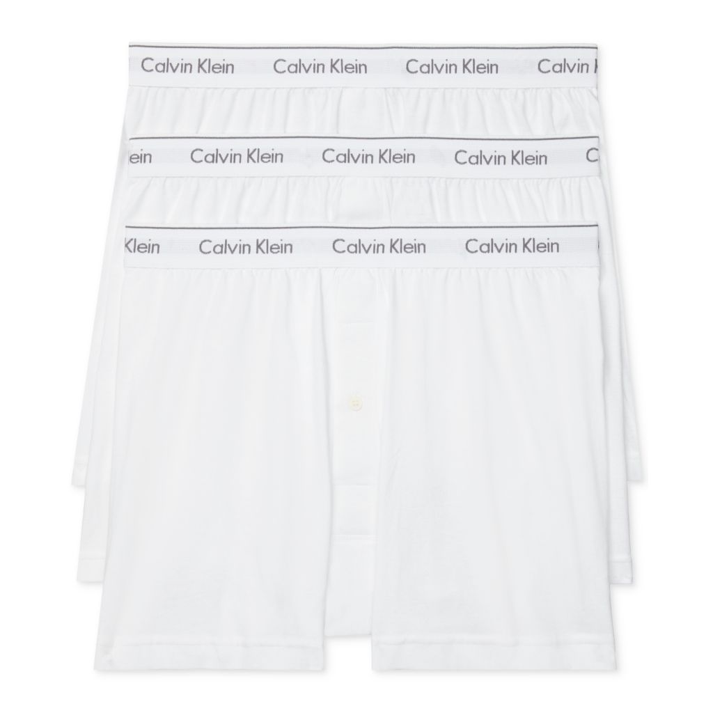 Calvin Klein Men s Cotton Classics Multipack Knit Boxers - L