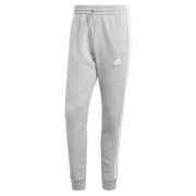 Adidas Mens Essentials Fleece 3-Stripes Tapered Cuffed Pants, Medium Grey Heather, 4X-Large, Tall 3 Inches