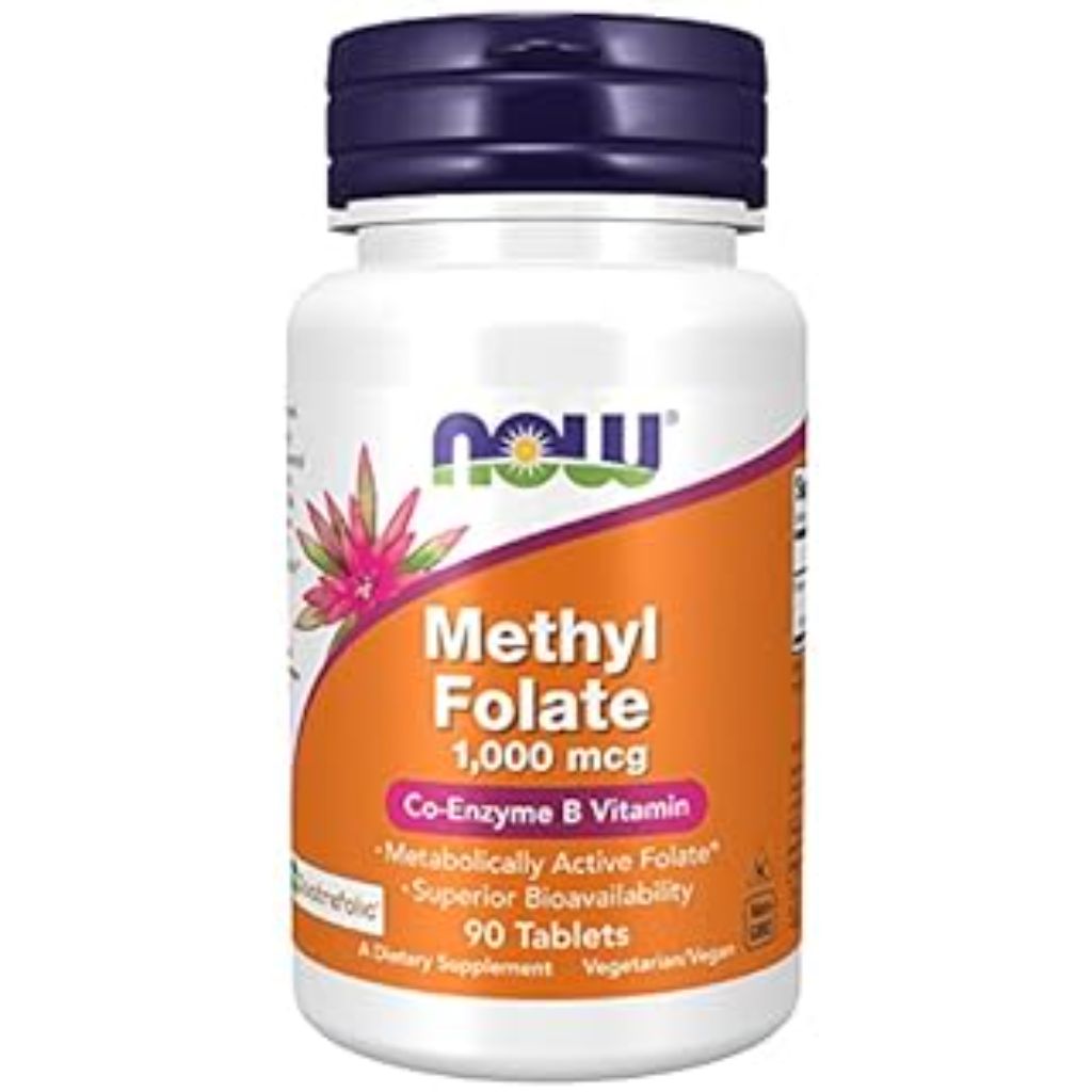 Now Foods Methyl Folate 1 000 mcg 90 Tablet