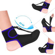 Wixen Plantar Fasciitis Night Splint for Quick Relief of Plantar Fasciitis, Adjustable - Blue, Small