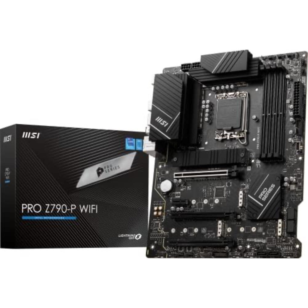 MSI PRO Z790-P WiFi ProSeries Motherboard 12/13/14 Gn Intel Pro LGA1700 DDR5 ATX