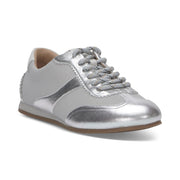 Lucky Brand Kofila Sneakers Women's Shoes Silver : 6 B - Medium, Leather 6