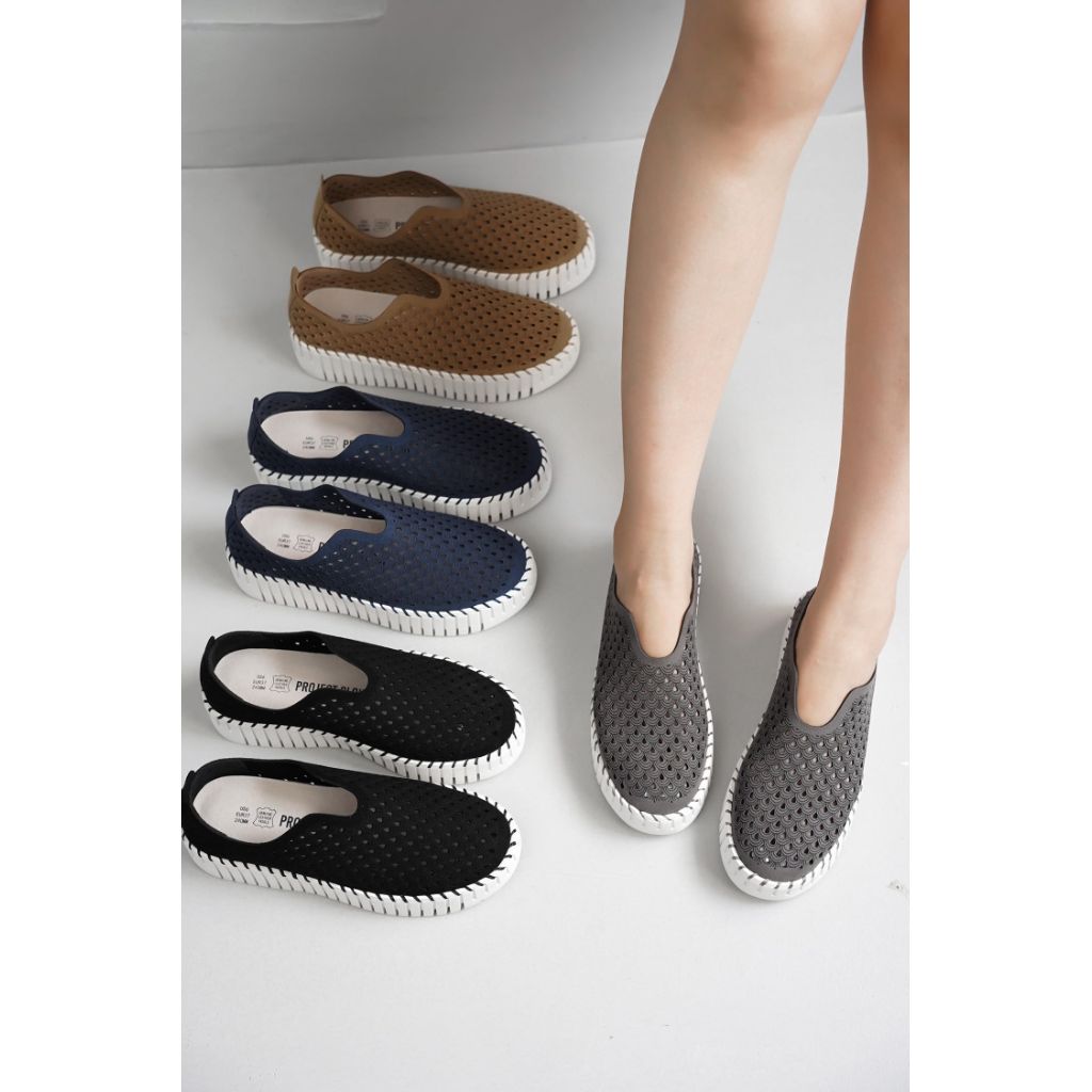 Project Cloud Platform Loafers for Women - Lightweight Summer Shoes for Women 2026 - Slip-On Casual Shoes - Non Slip Fashion Sneakers - Leather Insole Womens Footwear (Daffodil, Black, 11)