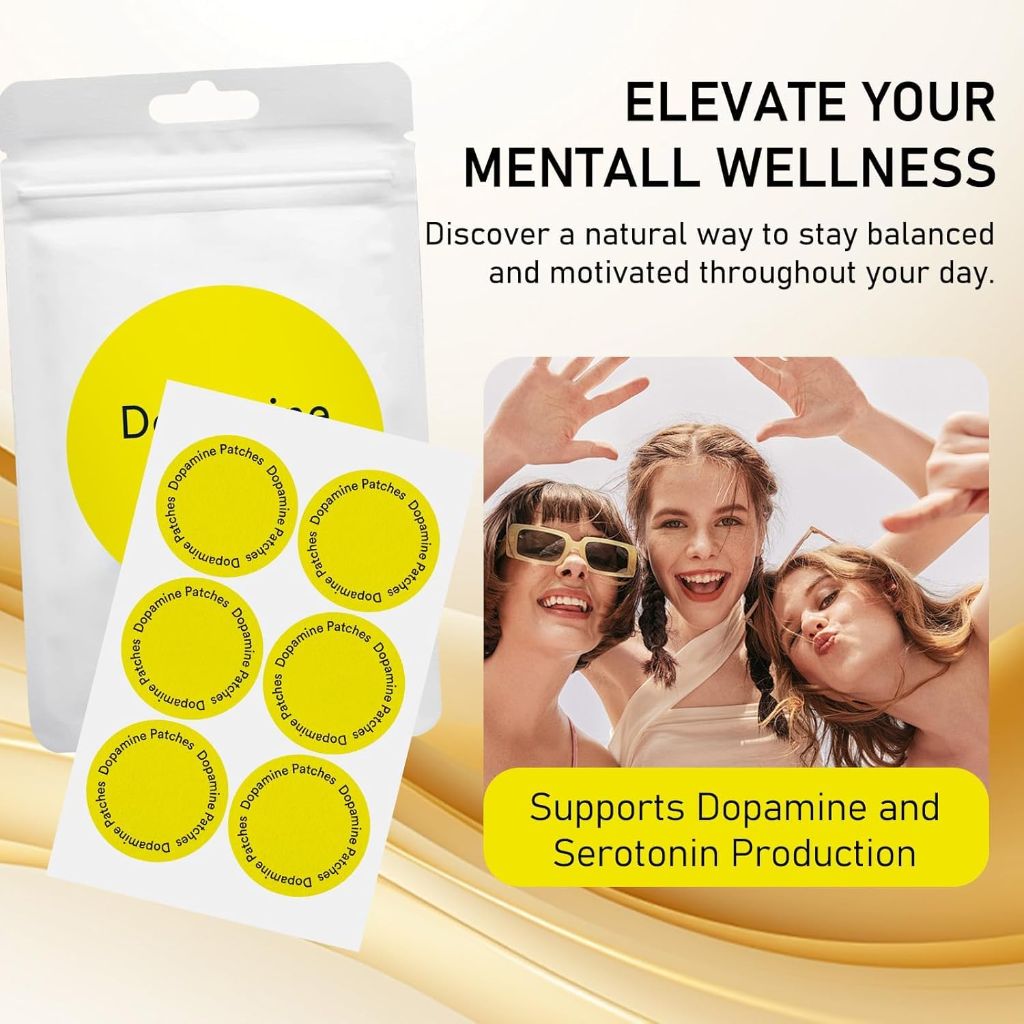 Firmora Dopamine Patches-Used for Enhancing Concentration and maintaining Emotional Stability on a Daily Basis (30 Pack)