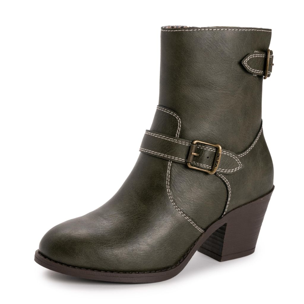 MUK LUKS Women's Yellowstone Yeats, Green - size 6