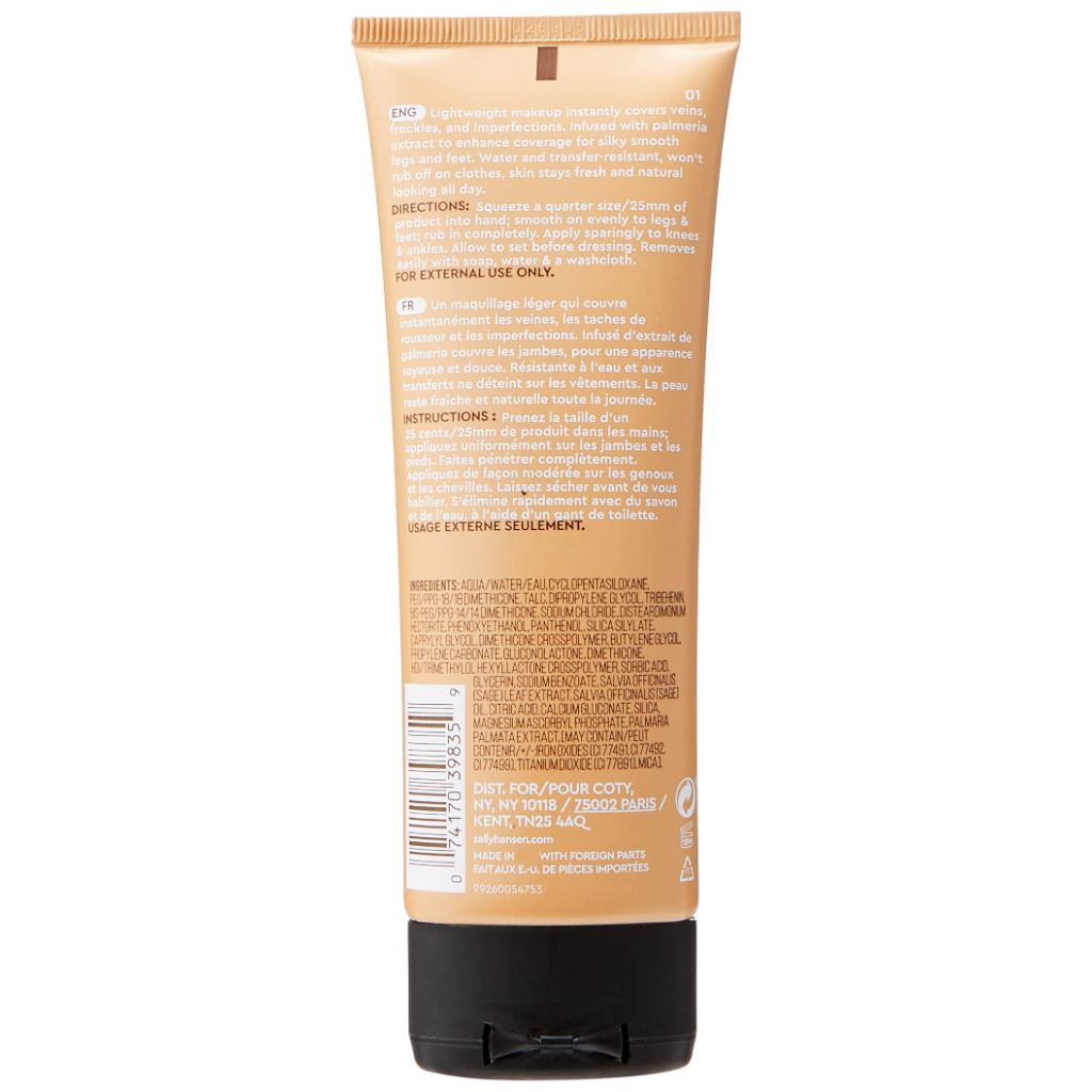 Sally Hansen Airbrush Legs Leg Makeup, Light | 4 Fl Oz | Pack of 2