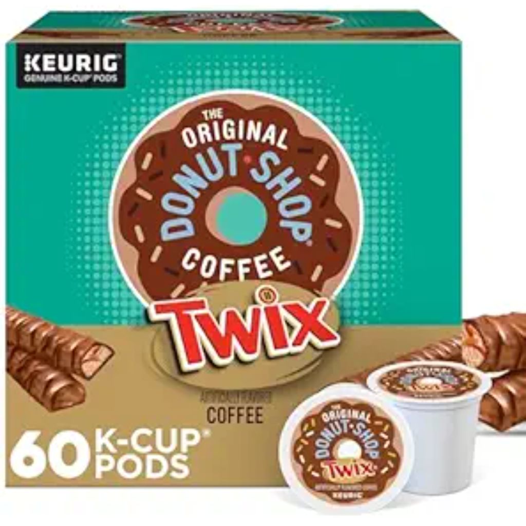 The Original Donut Shop Twix Keurig K-Cup Coffee Pods, 60 Count