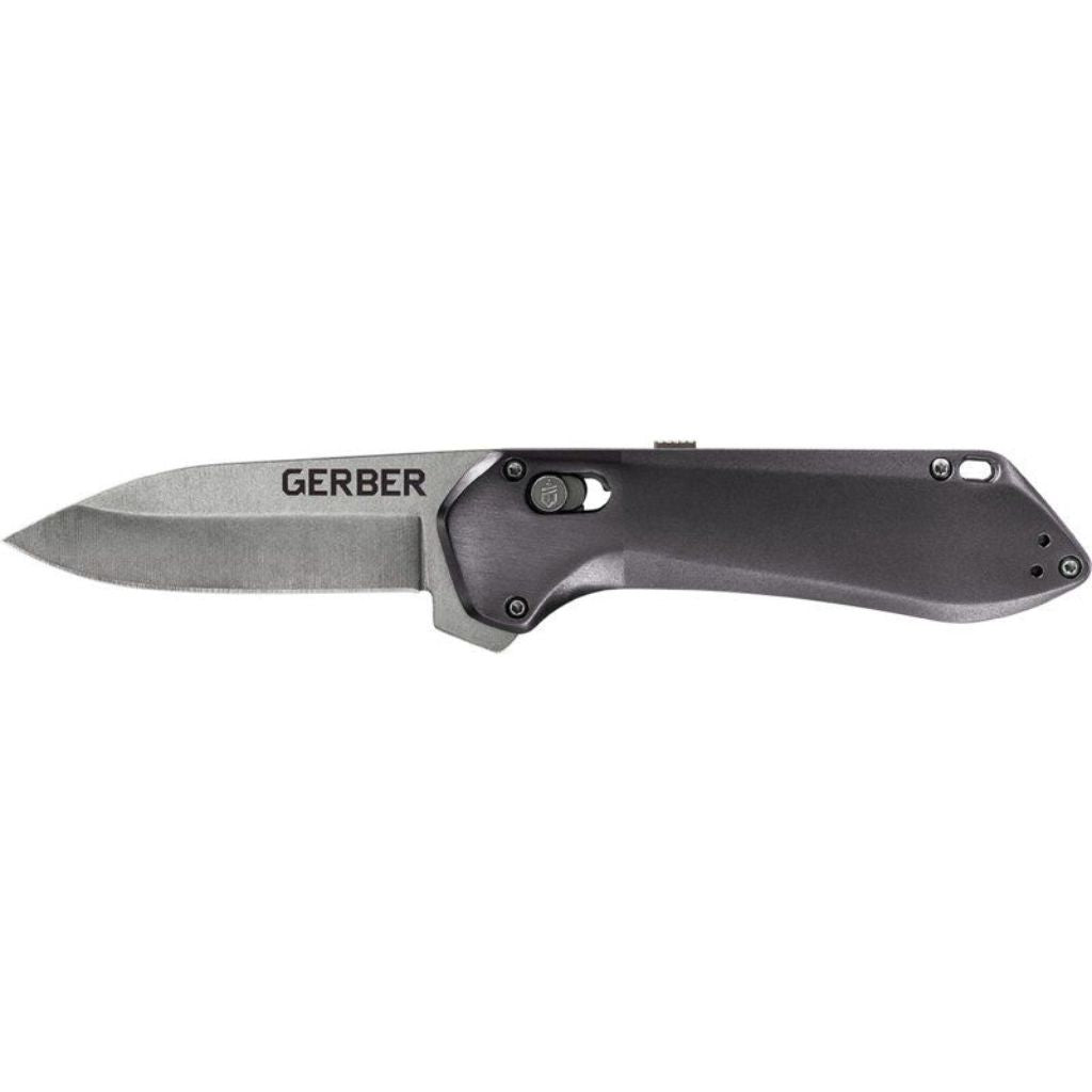 Gerber Highbrow Compact Pocket Knife 30-001518, 2.8 in, Gray, Drop Point