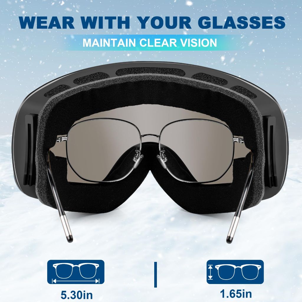 LAVOLLY Ski Goggles Snowboard Goggles Adult