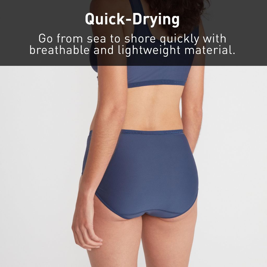 ExOfficio Women’s Give-N-Go 2.0 Full Cut Brief - Ink, X-Large