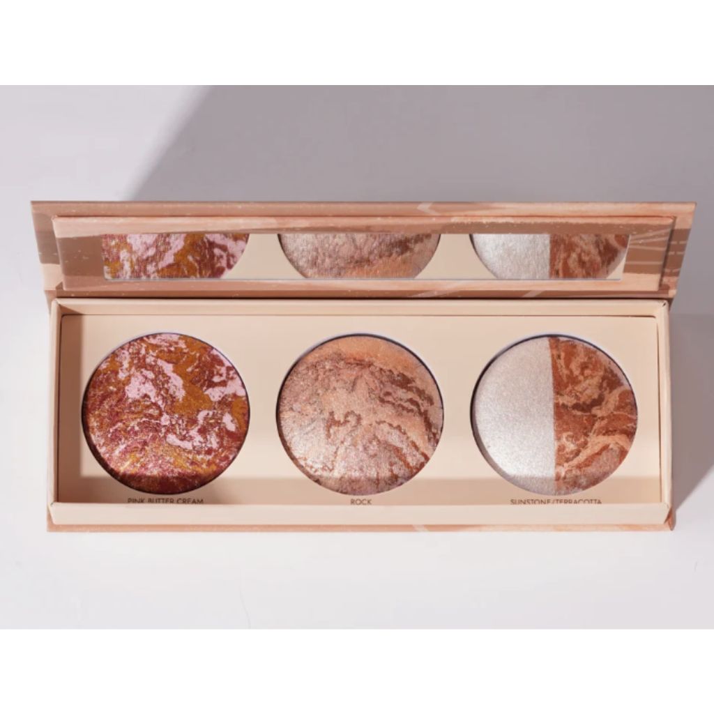 Llasido Pressed Powder Starter Baked Face Makeup Palette for Mature Skin #82018
