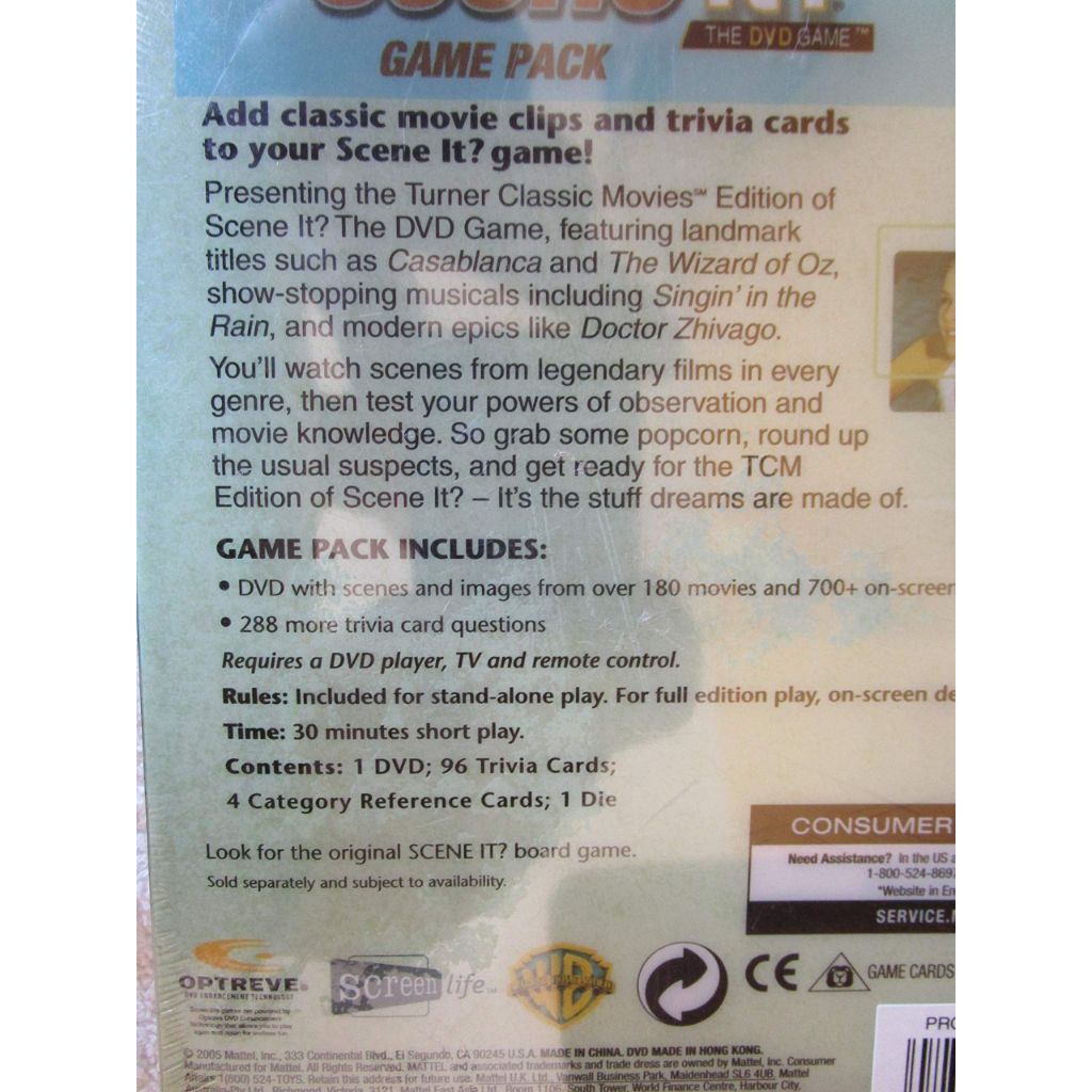 Scene It? DVD Game: Turner Classic Movie Edition Expansion Pack
