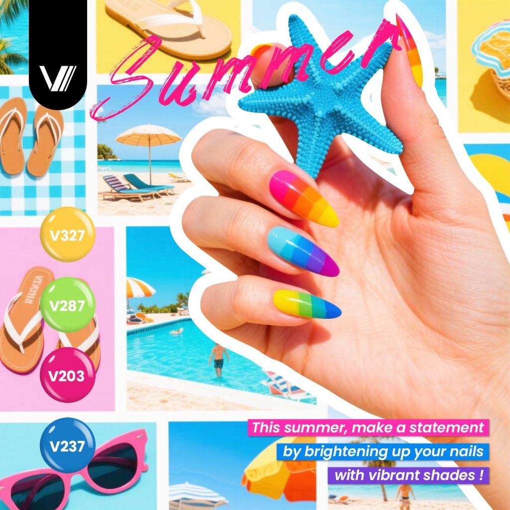 VANREESA 60 Pcs Gel Nail Polish Set