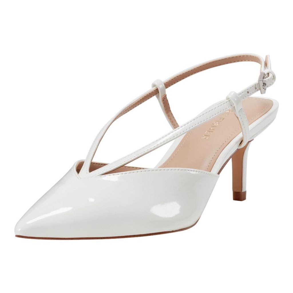 Marc Fisher Women's Avila Pump, White Patent 140 - size 7M