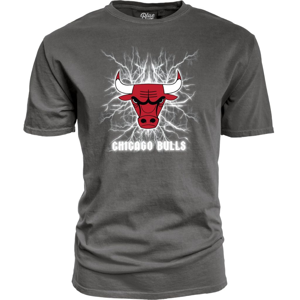 Chicago Bulls NBA Officially Licensed T-Shirt Ringspun Electric Black, Large