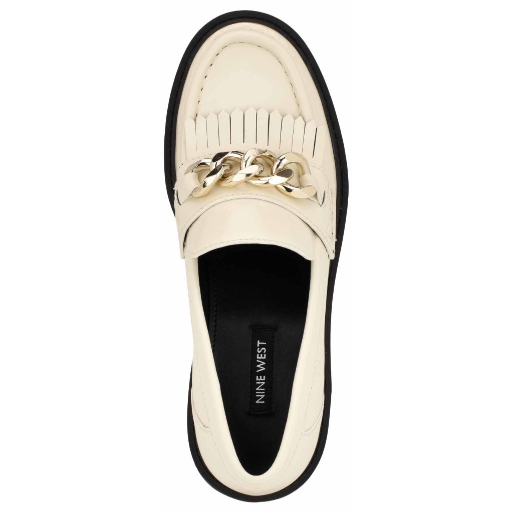 Nine West Women's Andme3 Loafer, Ivory , 10M