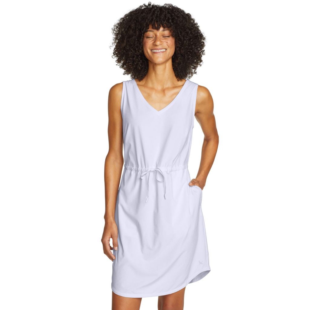 SZ M, Eddie Bauer Women's Petite Departure Tank Dress Orchid