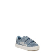 Blowfish Malibu Kids' Vice-B-T Sneaker Toddler Shoes (Denim/Silver Faux Leather) - Size 6.0 M