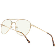 RB.Pilot Adult's Blue Light Aviator Reading Glasses (RB6456 C05) 0.5x Mag, 54mm