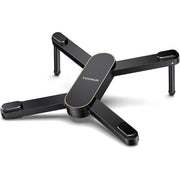 New Concept Laptop Stand - Adjustable Ergonomic Aluminum Riser for MacBook Pro/Air up to 15.6” - Foldable & Portable Computer Stand for Desk, Students, Office, Travel, Gaming - Black