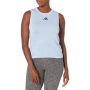 SZ L, Adidas Women's Standard Tennis Match Tank, Blue Dawn
