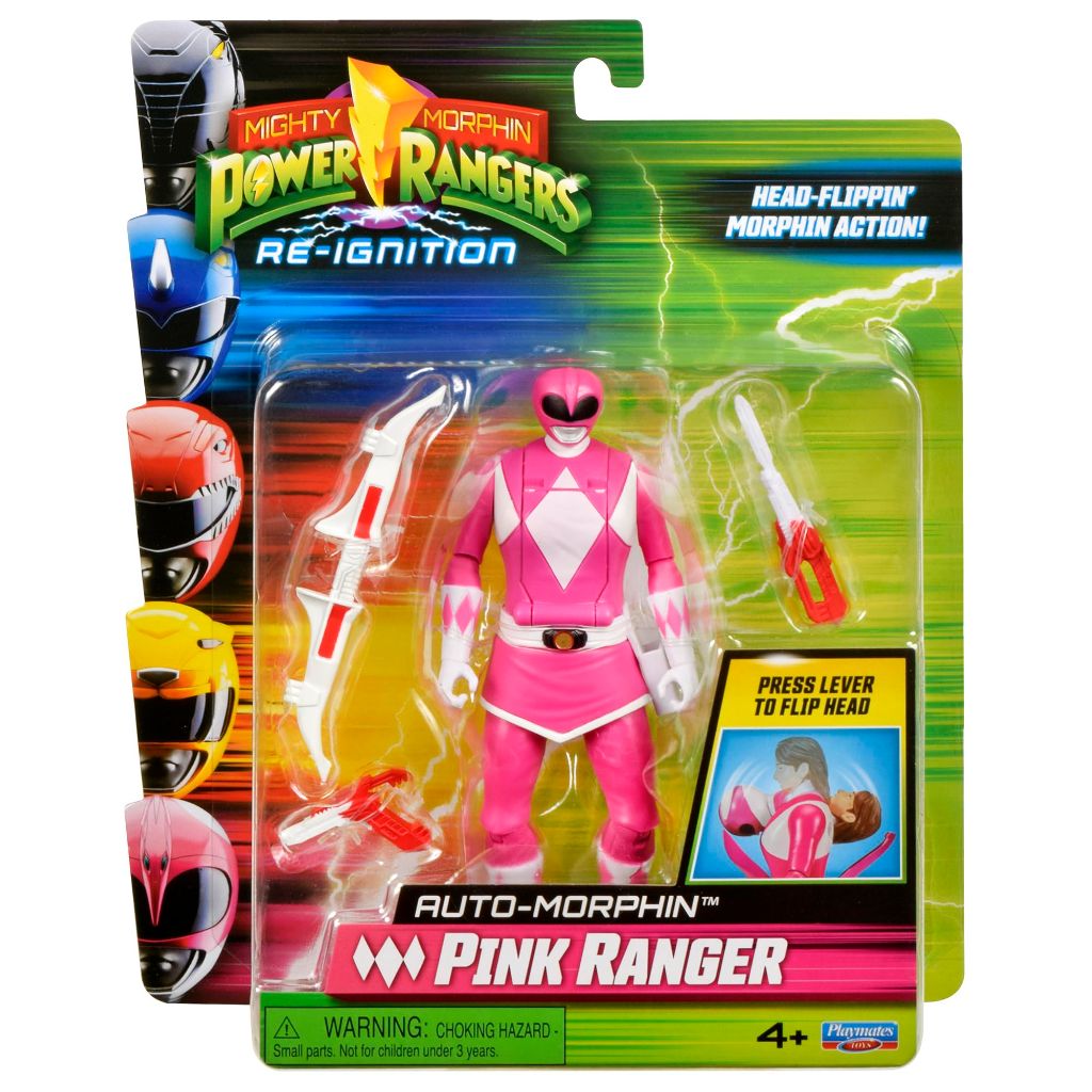 Mighty Morphin Power Rangers: Re-Ignition - Auto-Morphin Pink Ranger Action Figure by Playmates Toys