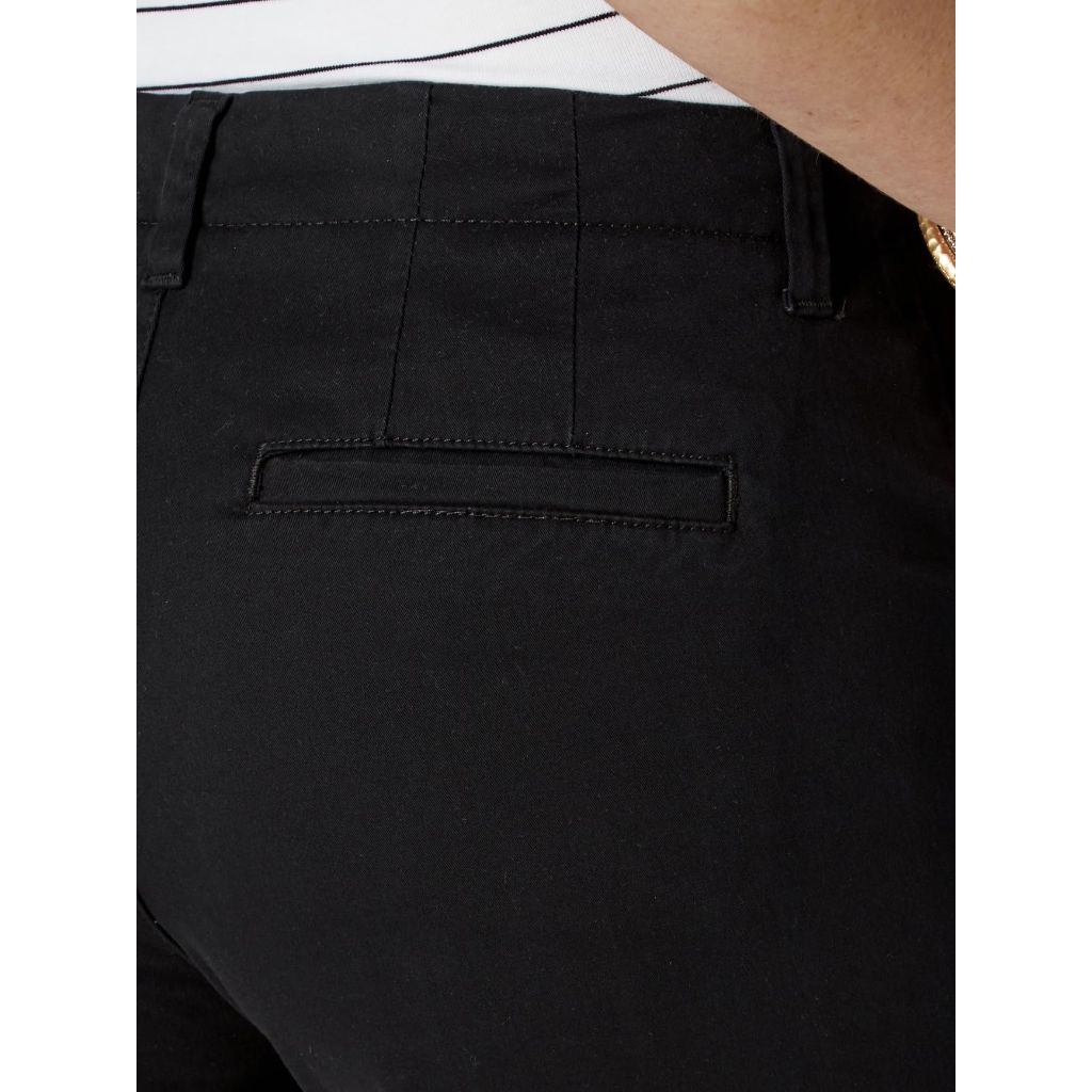 Lee Women's Legendary 5" Chino Short, Black, 8