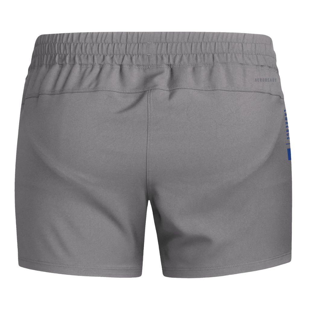 adidas Women's D4T Woven Training Shorts, 5" Inseam - Kansas University, Team Gray (XL)