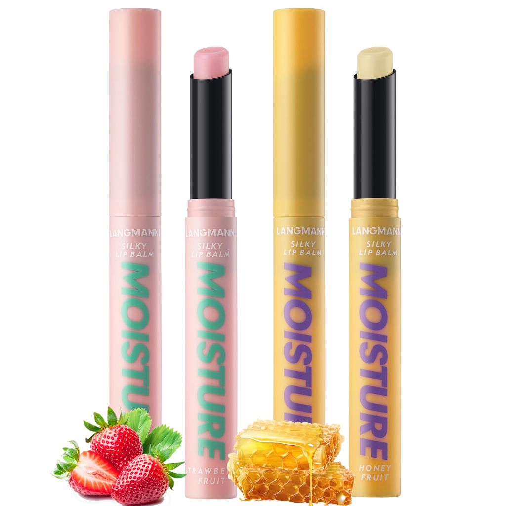 Jolilab Tinted Lip Balm Color Change Silky Texture (Strawberry + Honey）