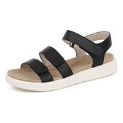 ORTOREX Women's Orthopedic Arch Support Sandals, Black, Size 8 (US, EU)