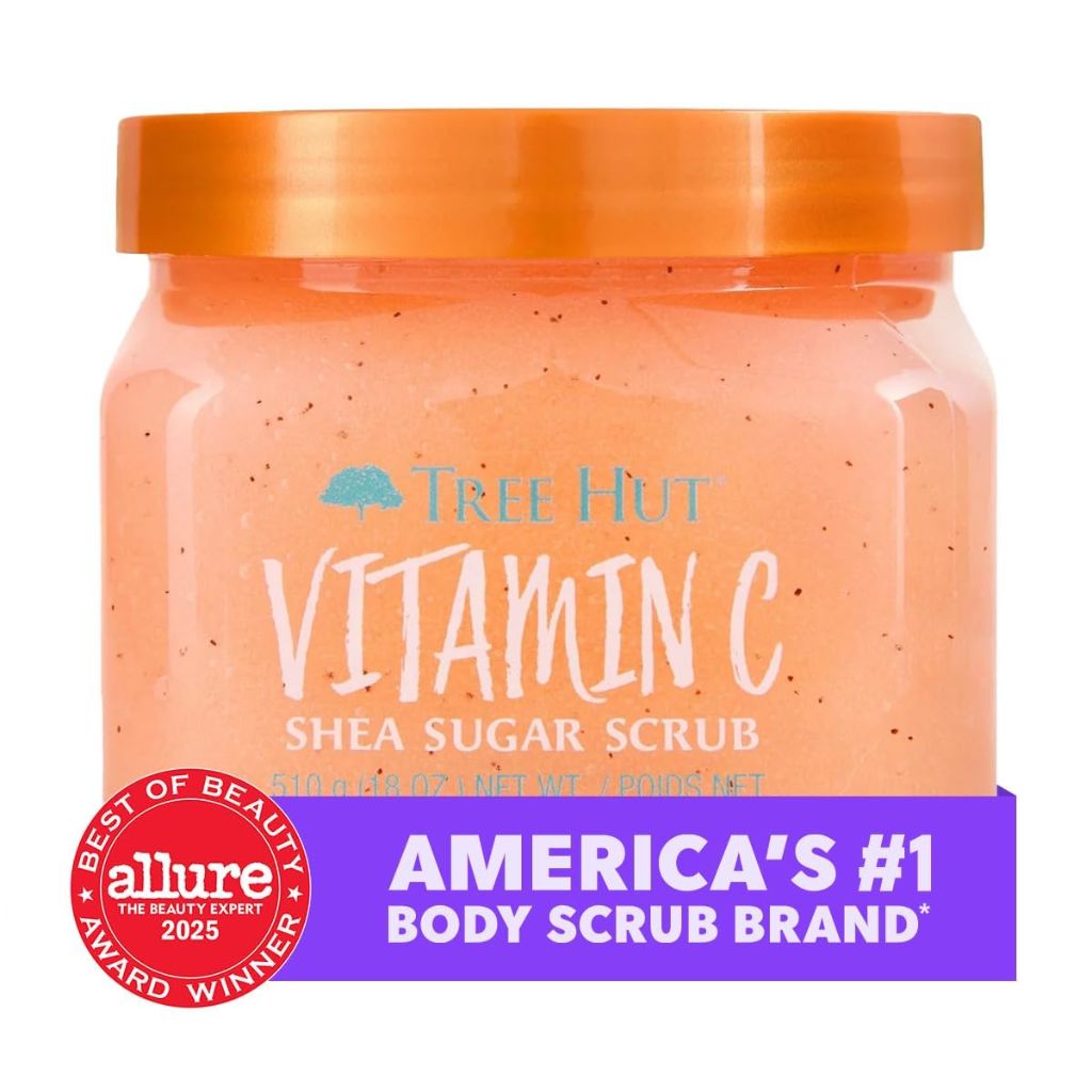 Tree Hut Vitamin C Shea Sugar Scrub, 18 fl oz.