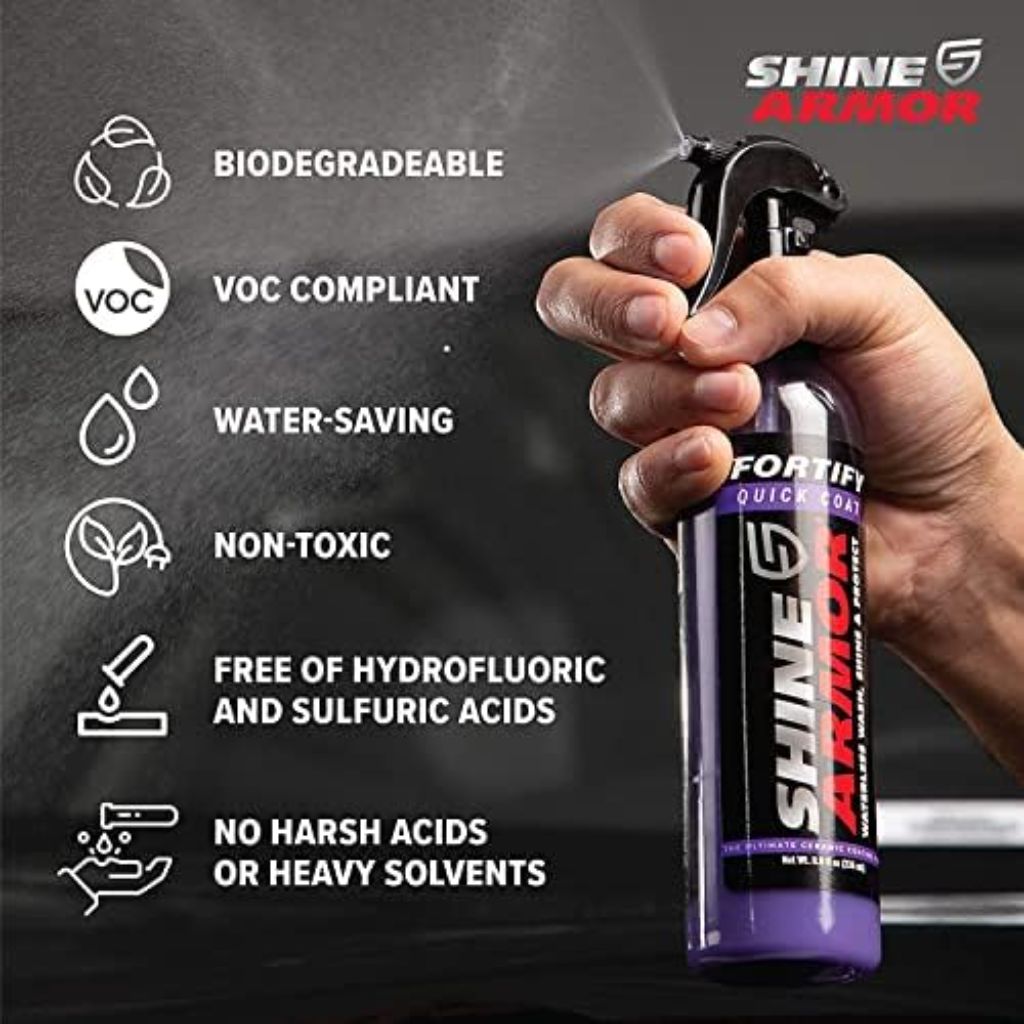Fortify 3-in-1 Quick Coat Car Wax Spray and Ceramic Coating - 16oz