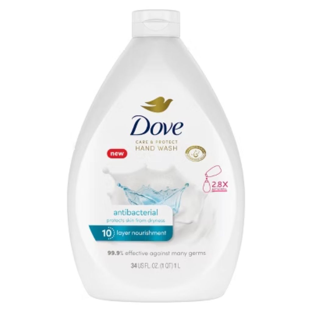 Dove Beauty Care & Protect Antibacterial Hand Wash Refill - Scented - 34 fl oz