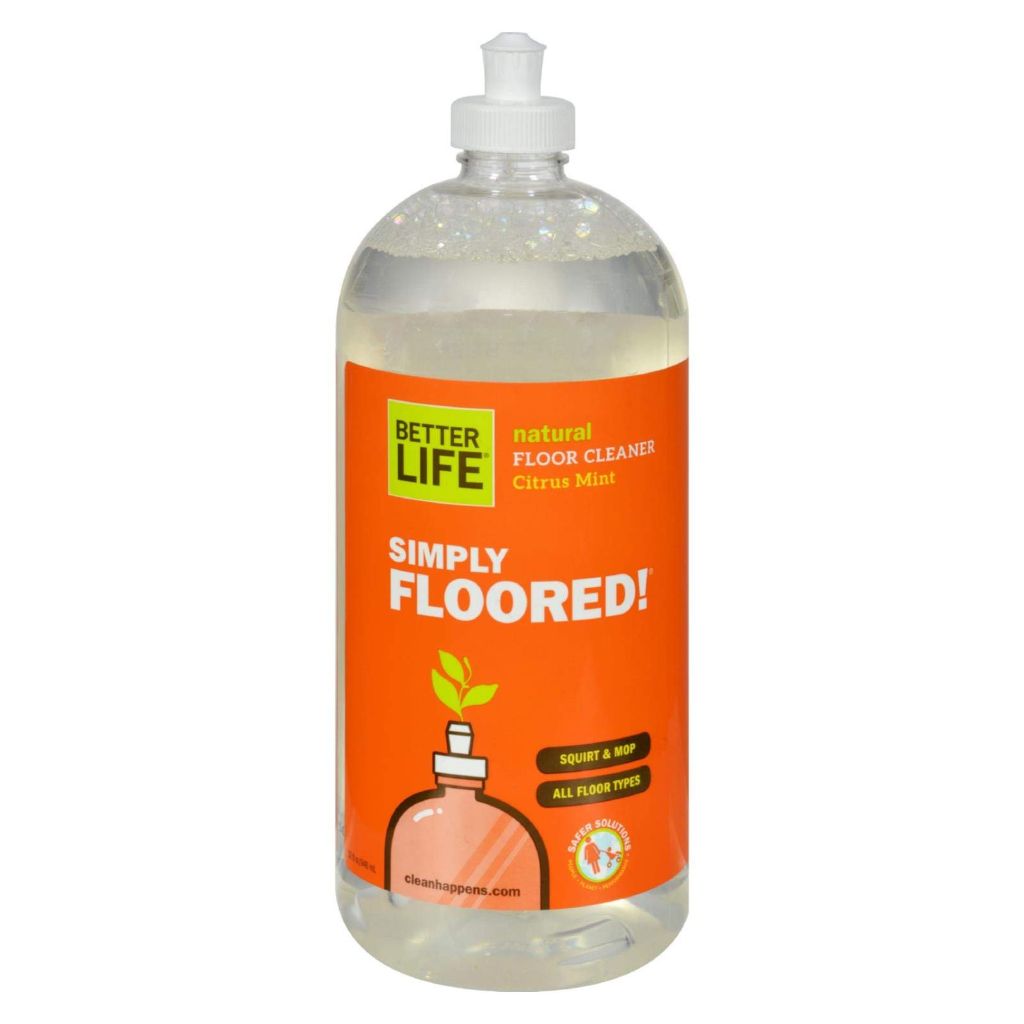 Better Life Floor Cleaner - Liquid Multipurpose Floor Cleaner for Mopping - Citrus Mint 32oz