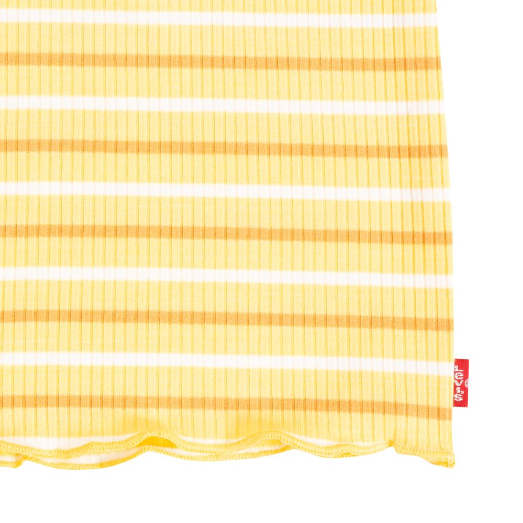 Levi's Womens Rib Knit Dress, Yellow - size L