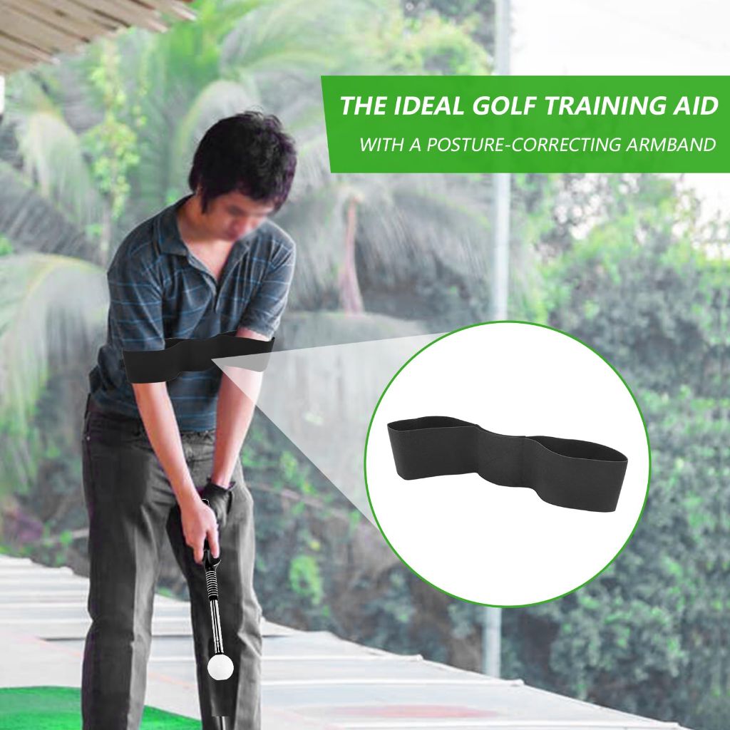 Retractable Golf Swing Training Aid, Golf Grip Trainer