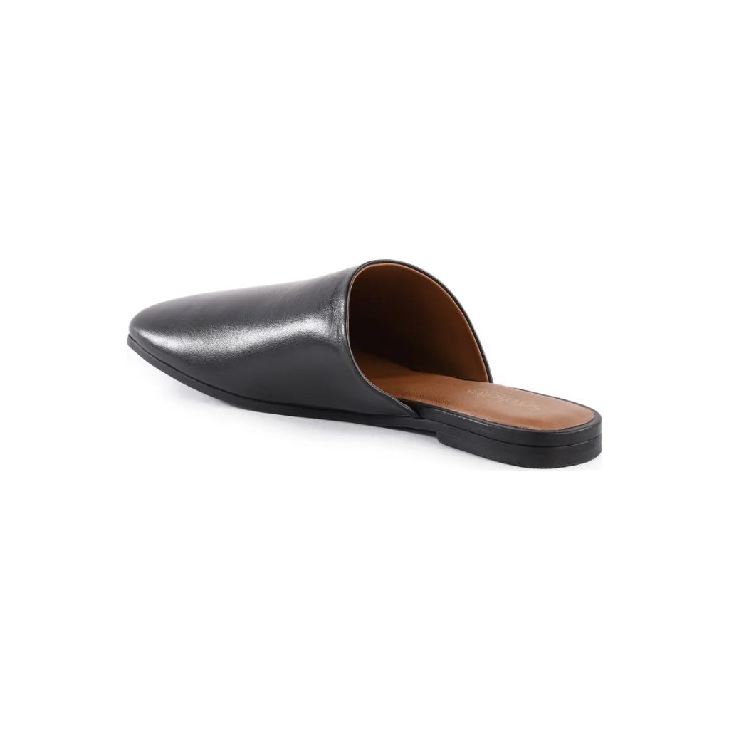 SZ 7, Seychelles Women's Bahama Leather Flat Mule, Black