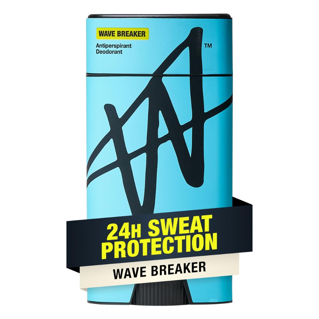 W By Jake Paul Men's Antiperspirant, Odor Blocking, Vitamin-Infused Deodorant  Wave Breaker Scent, 2.6 oz
