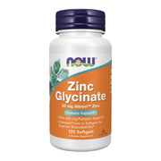 NOW Foods Supplements, Zinc Glycinate with 250 mg Pumpkin Seed Oil | 120 Softgels (Packaging May Vary)