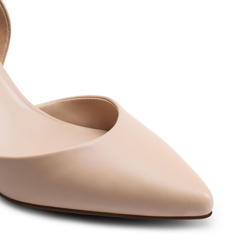 DREAM PAIRS Women's High Heel Pumps, Nude - Size 7.5