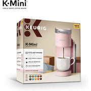 Keurig K-Mini Single Serve Coffee Maker, 6 to 12oz Brew size, with Cord Storage - Dusty Rose