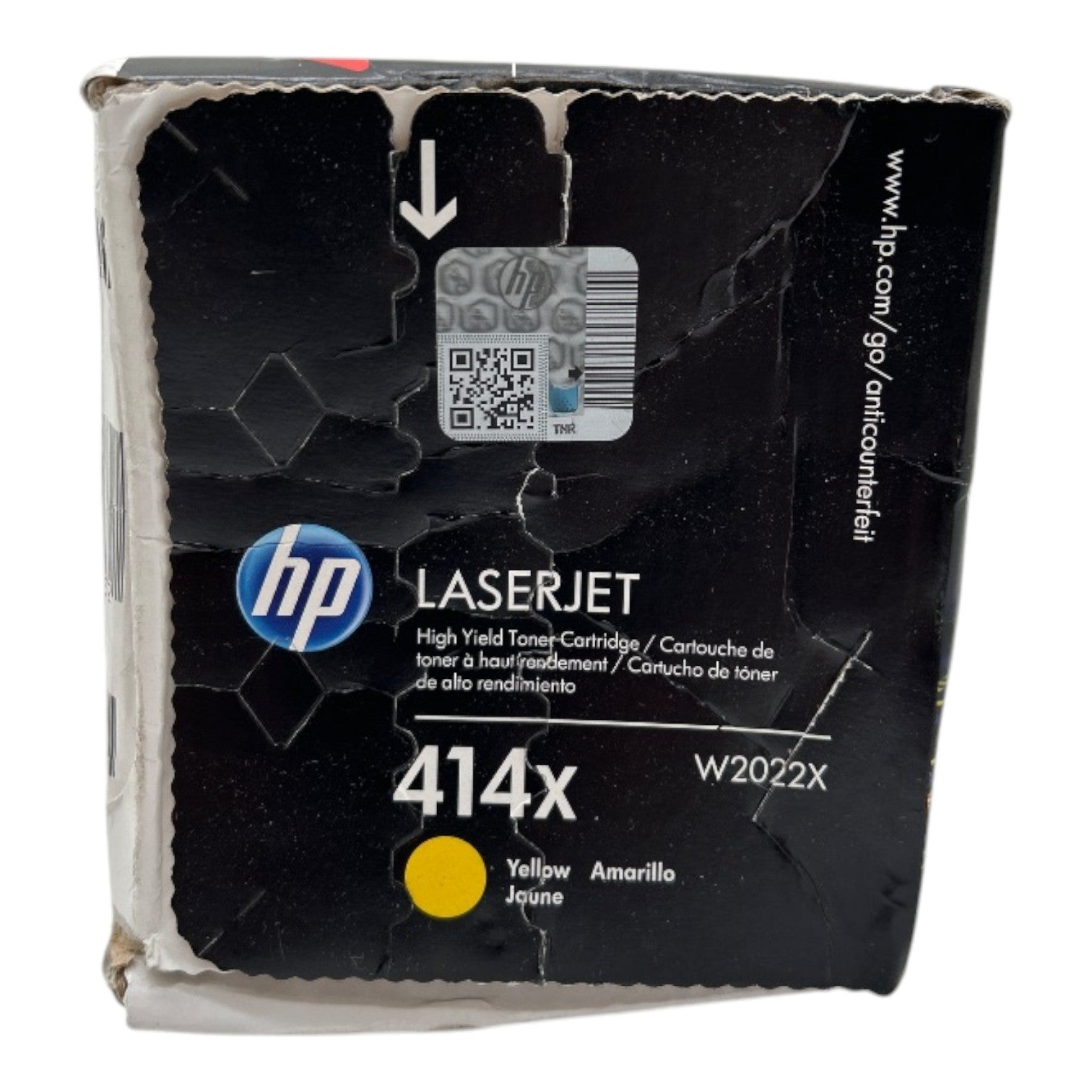 HP 414X High-Yield Original LaserJet Toner Cartridge, Yellow